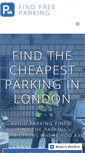 Mobile Screenshot of findfreeparking.co.uk