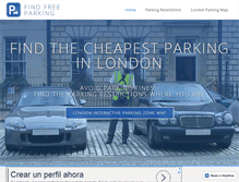 Tablet Screenshot of findfreeparking.co.uk